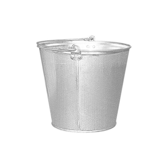 BUCKETS GALVANIZED WITH HANDLE 9lt.